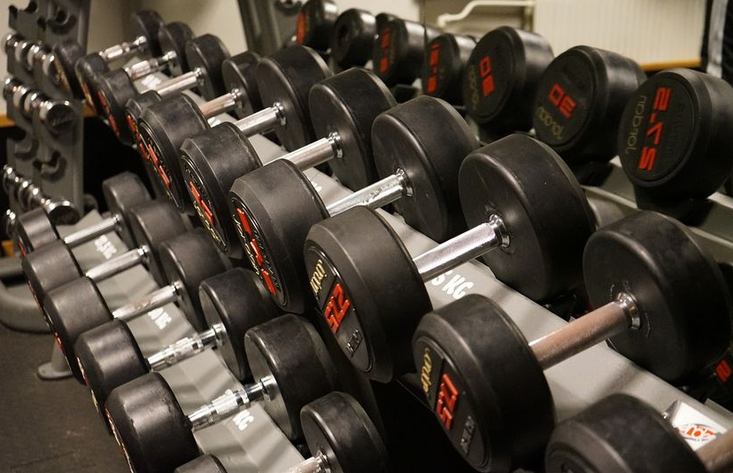 健身房健身器材之哑铃训练教程,向顽固的肌肉挑战!