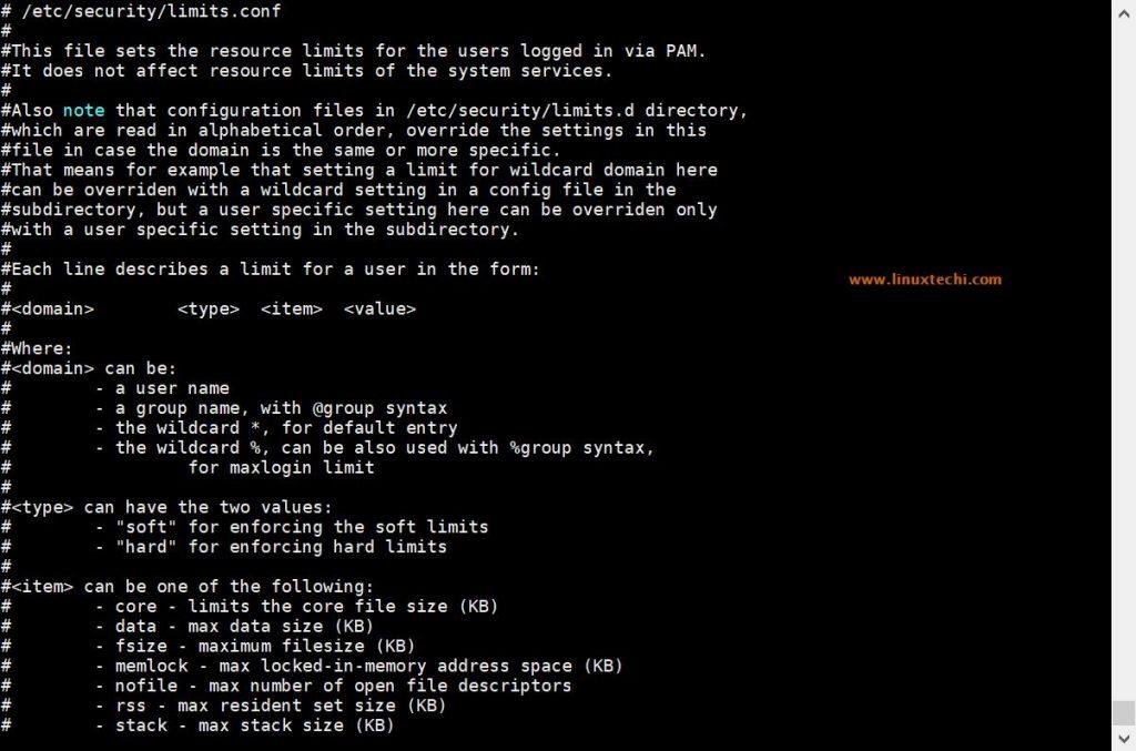 linux-ulimit