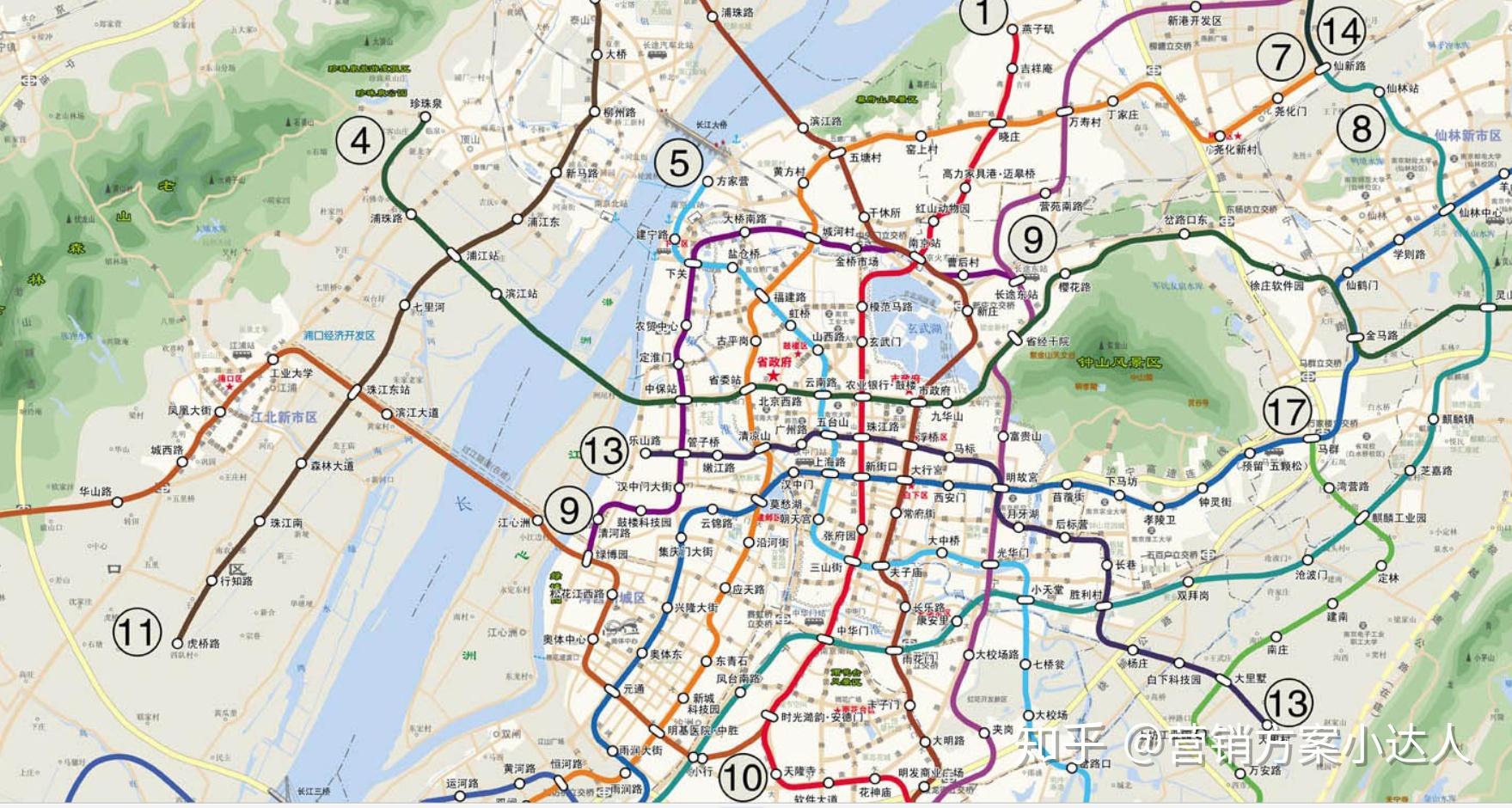 南京地铁2035规划图片