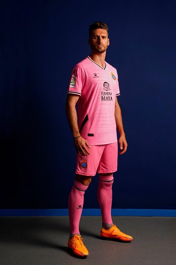 9372经典蓝白的传承,西班牙人×卡尔美发布新赛季球衣!