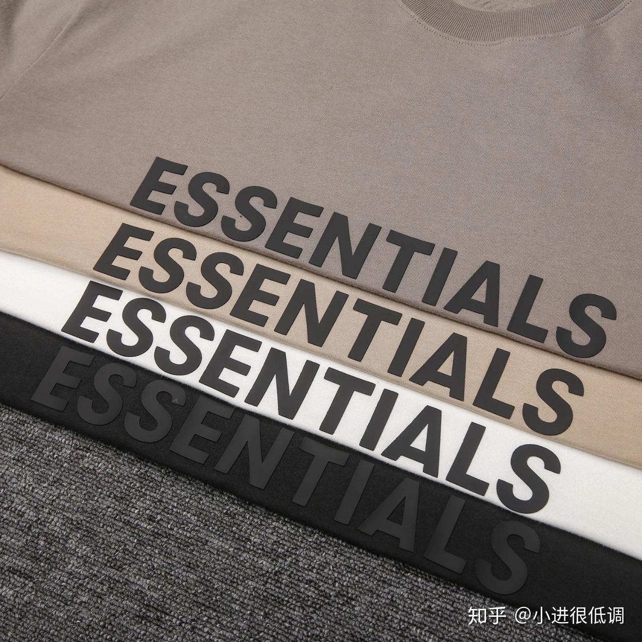 fearofgodfog副线essentialsss20胸前胶印logo短袖全方位展示讲解
