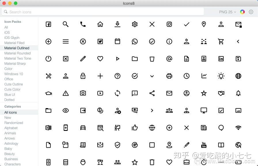 Icons8 for mac(图标库素材大全) - 知乎