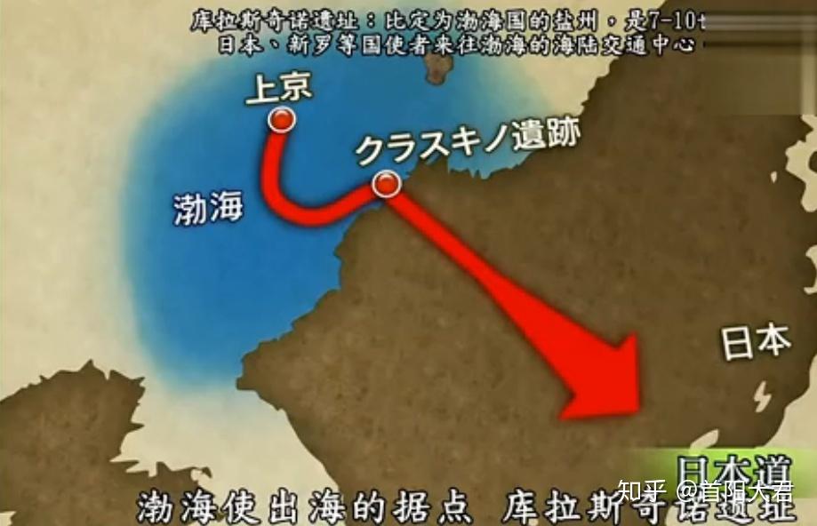 的渤海国盐州遗址,被认为是【新唐书】中记载的渤海"日本道"出海口