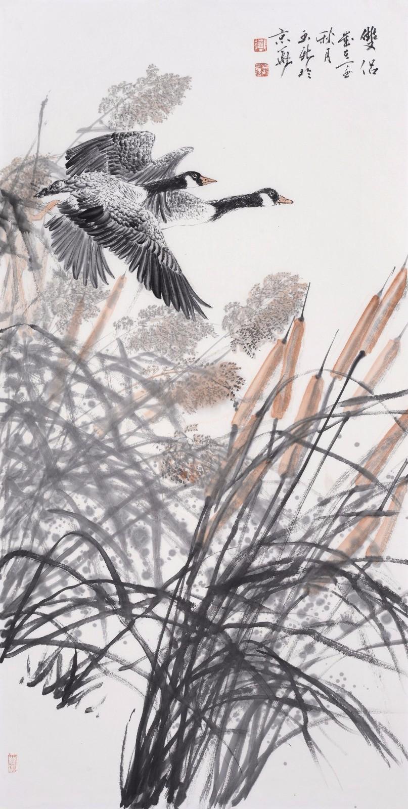 国画名家董玉新作品价值70万人民币受到关注