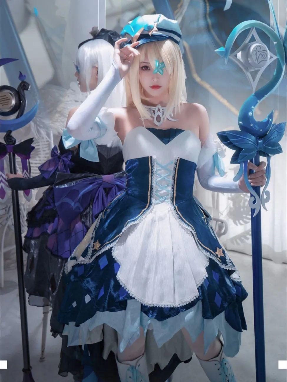 王者荣耀偶像歌手王昭君cos两位coser仿佛双生子一般美丽动人