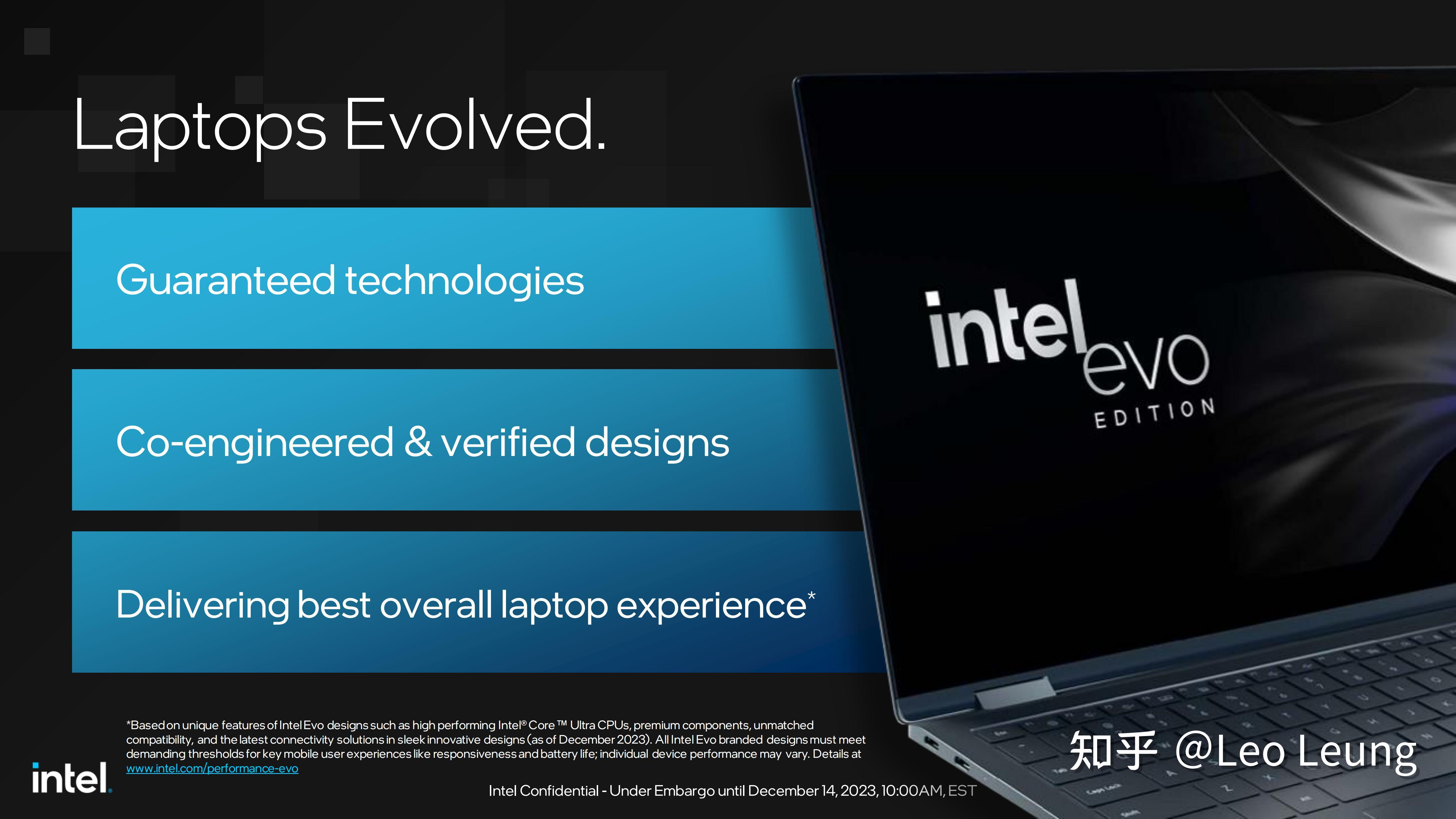 四,英特尔 evo 认证,再进化!