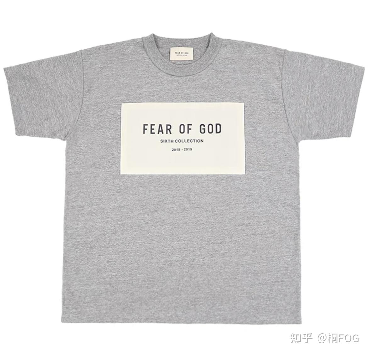 自主fearofgod第六季主线贴布短袖做工细节解析