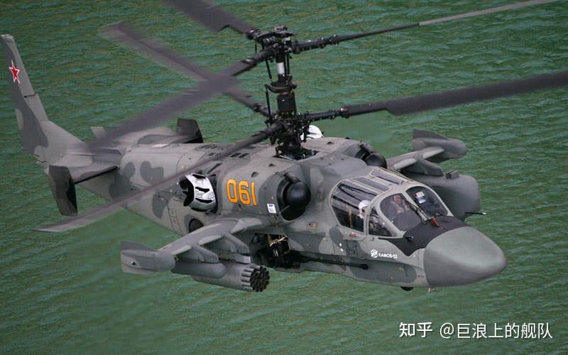 俄罗斯 卡-52k 短吻鳄kamov 舰载武装直升机