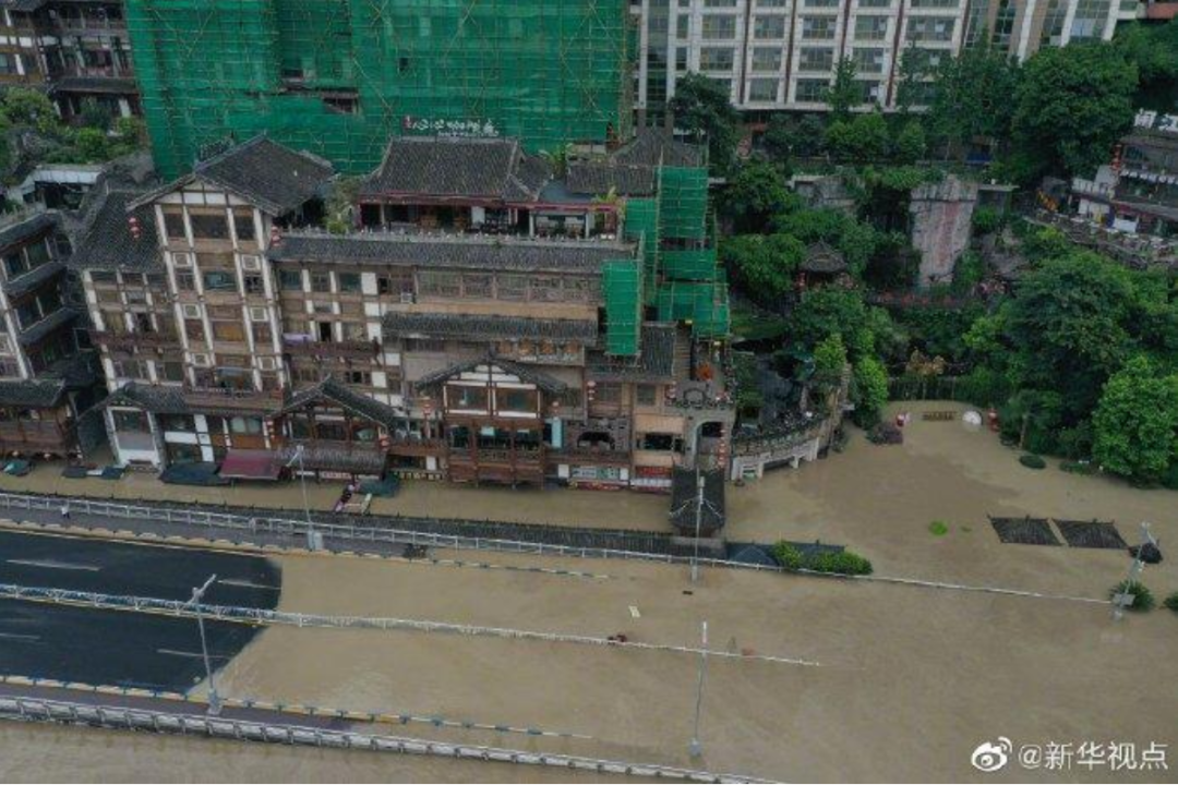 紧急三峡迎建库以来最大洪峰重庆多地被淹