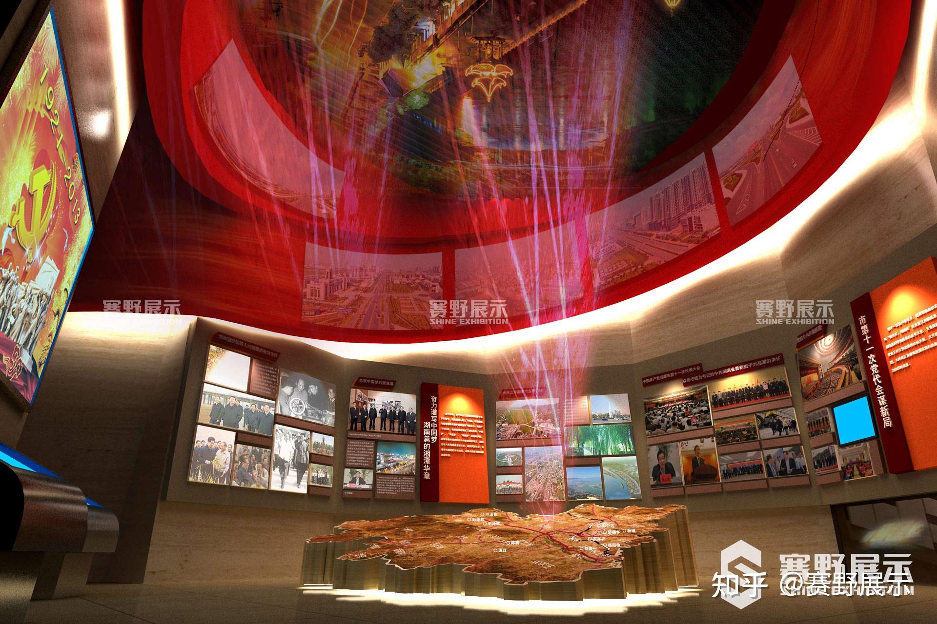 赛野展示湖南湘潭党史馆