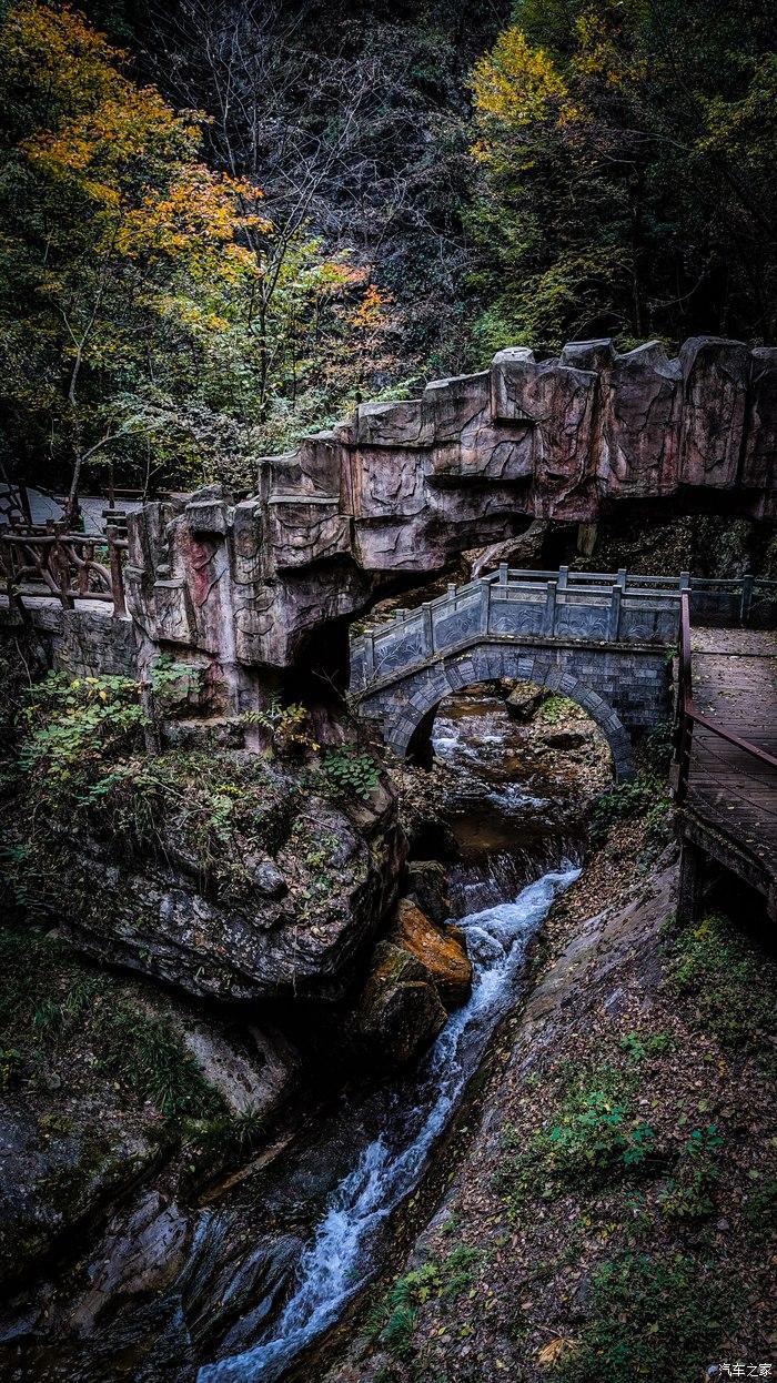 一人一唐,自驾洛南金丝峡,瞰五彩斑斓深秋神瀑峡沟