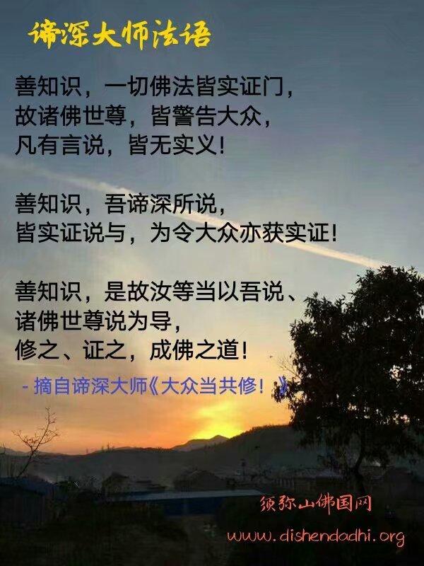 智慧因 上善若水 的表执见向师父请法 谛深大师开示 知乎