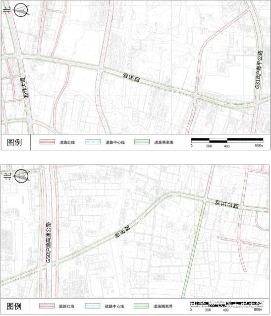 佘北區域,松江新城本次專項規劃:6km 崧澤大道至青浦區界青浦區崧澤