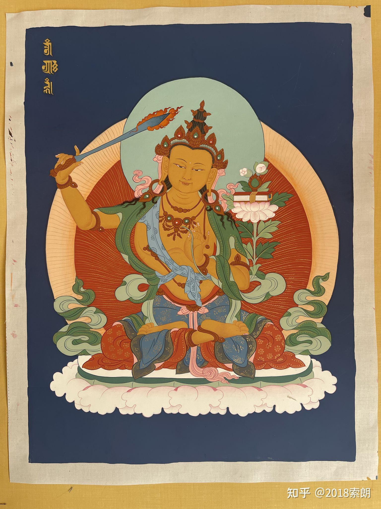 有嘎玛嘎赤画派和齐乌岗巴画派(本店接受定制各种大小的唐卡)唐卡作品