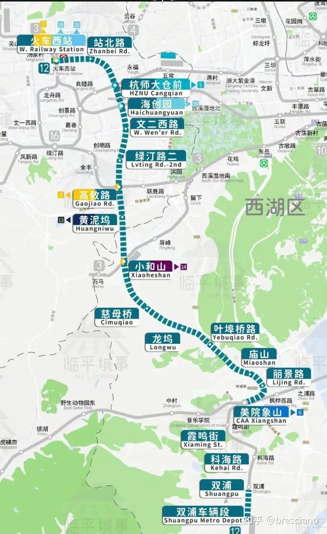 杭州地铁12号线:2027年通车,百公里时速的无人驾驶体验!