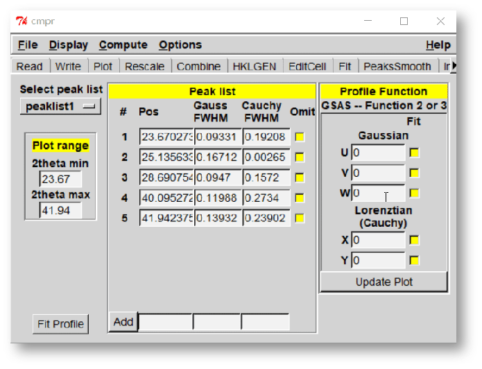 XRD精修教程（三）采用CMPR软件拟合峰形函数 - 知乎