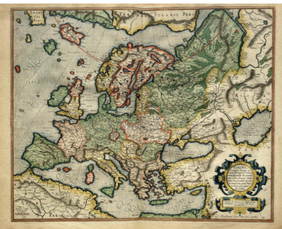 新訂坤輿界全圖 新訂坤輿界全圖 坤舆万国全图：中国最早的彩绘