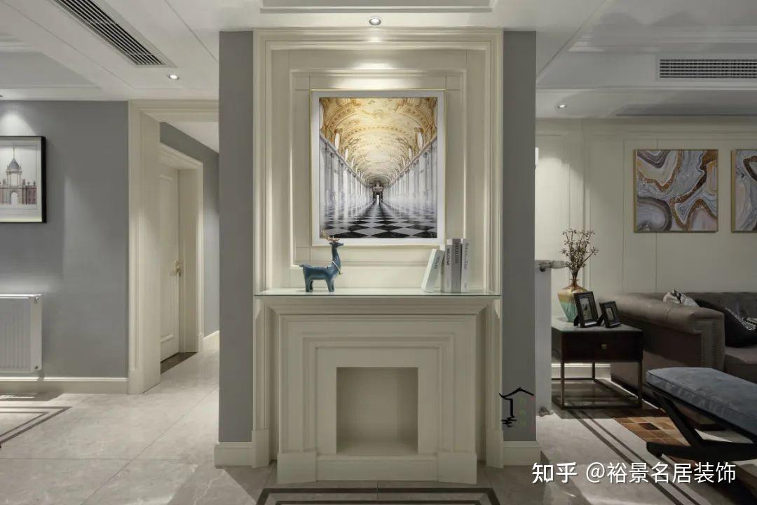 佛山装修案例 | 120㎡现代美式,奢华而不压抑,温馨而不土气 - 知乎