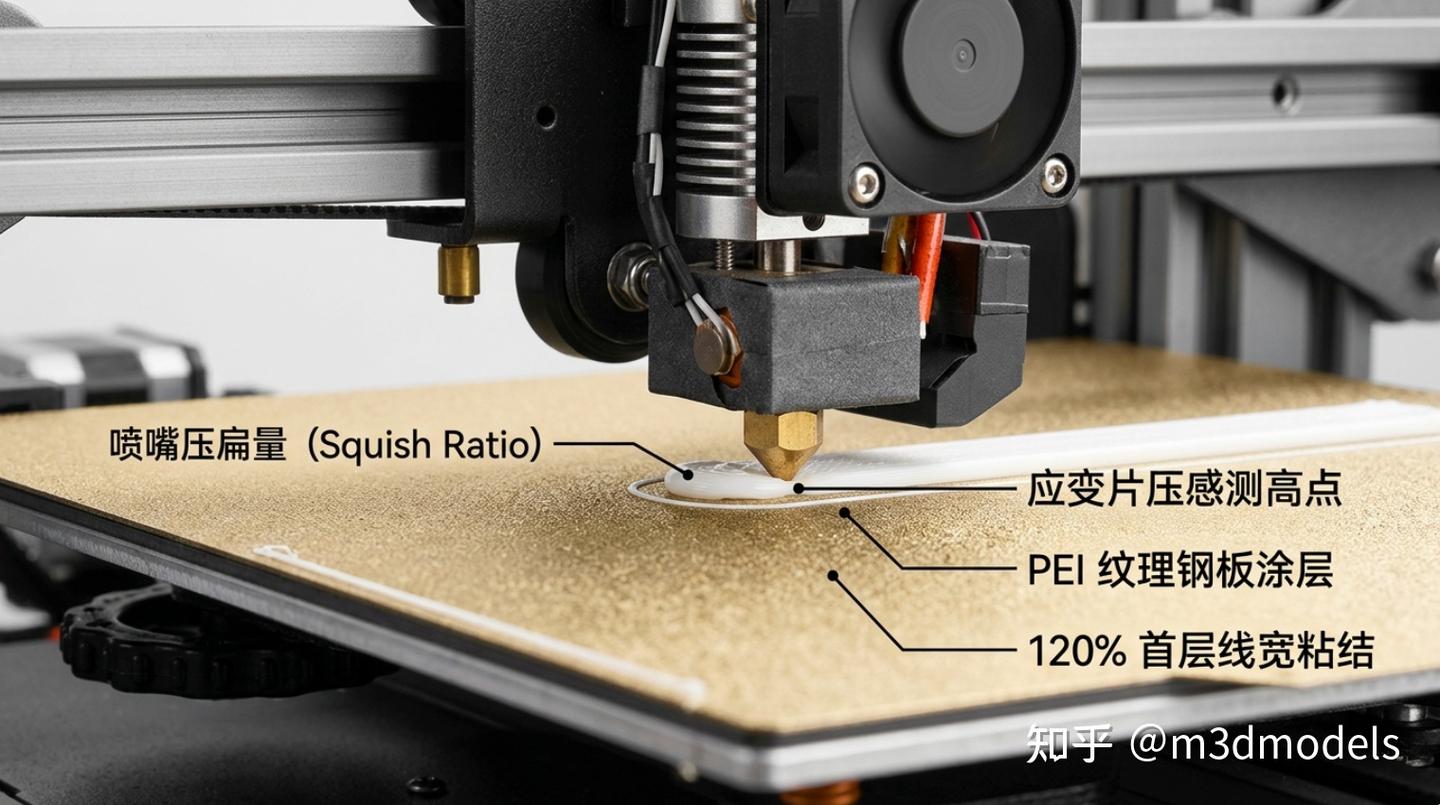 告别翘边与刮盘!FDM 3D 打印热床调平与完美首层终极指南