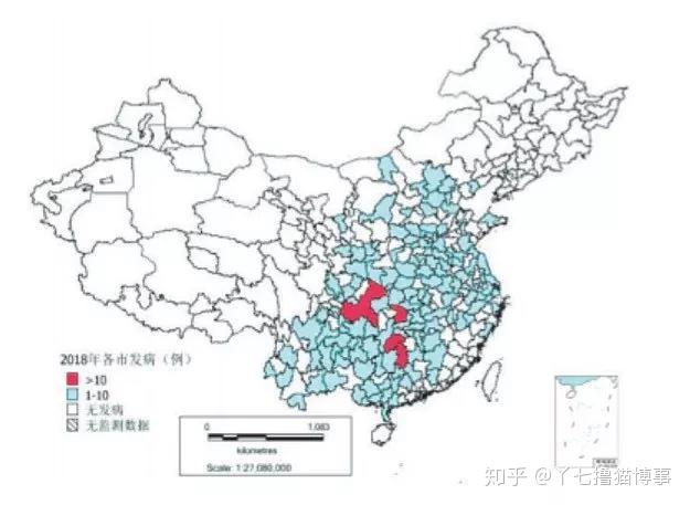 中国狂犬病疫区图2019图片