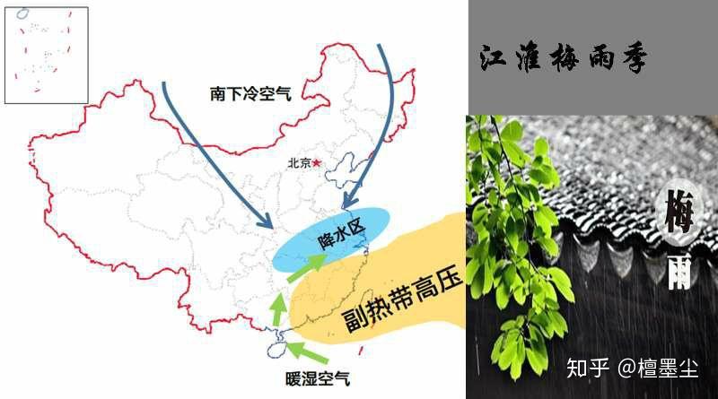 夏季的雨,是"梅子黄时家家雨,春草池塘处处蛙."这说的是江淮的梅雨.