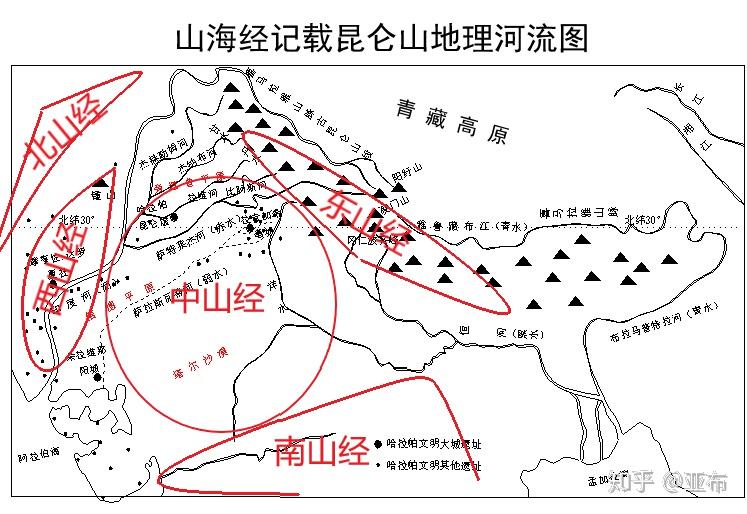 南山经山的分布图图片