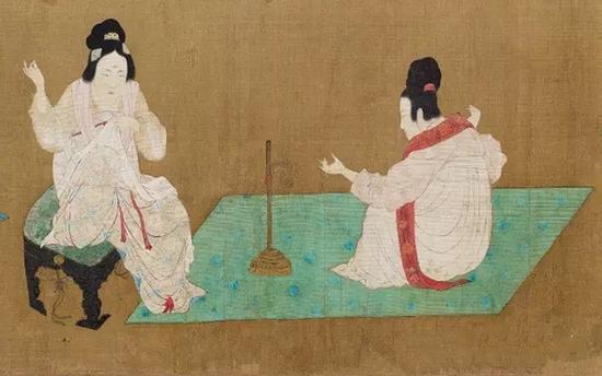 【服饰篇】唐代宫廷画家张萱《捣练图》赏析 - 知乎