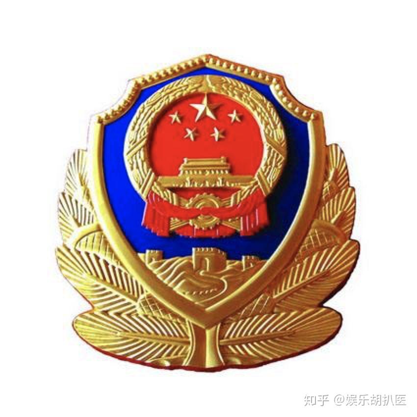 现行的99式警徽,主体由国徽,盾牌,长城,松枝构成——当我们看到它的