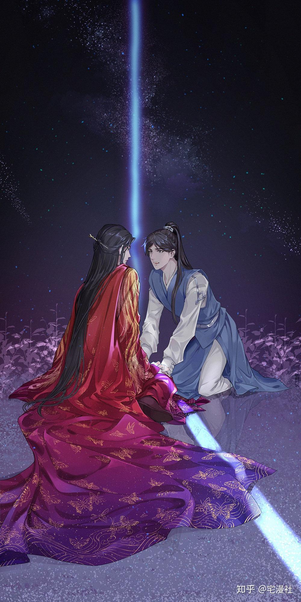 当看到二哈和他的白猫师尊这些情节时我笑了超大声