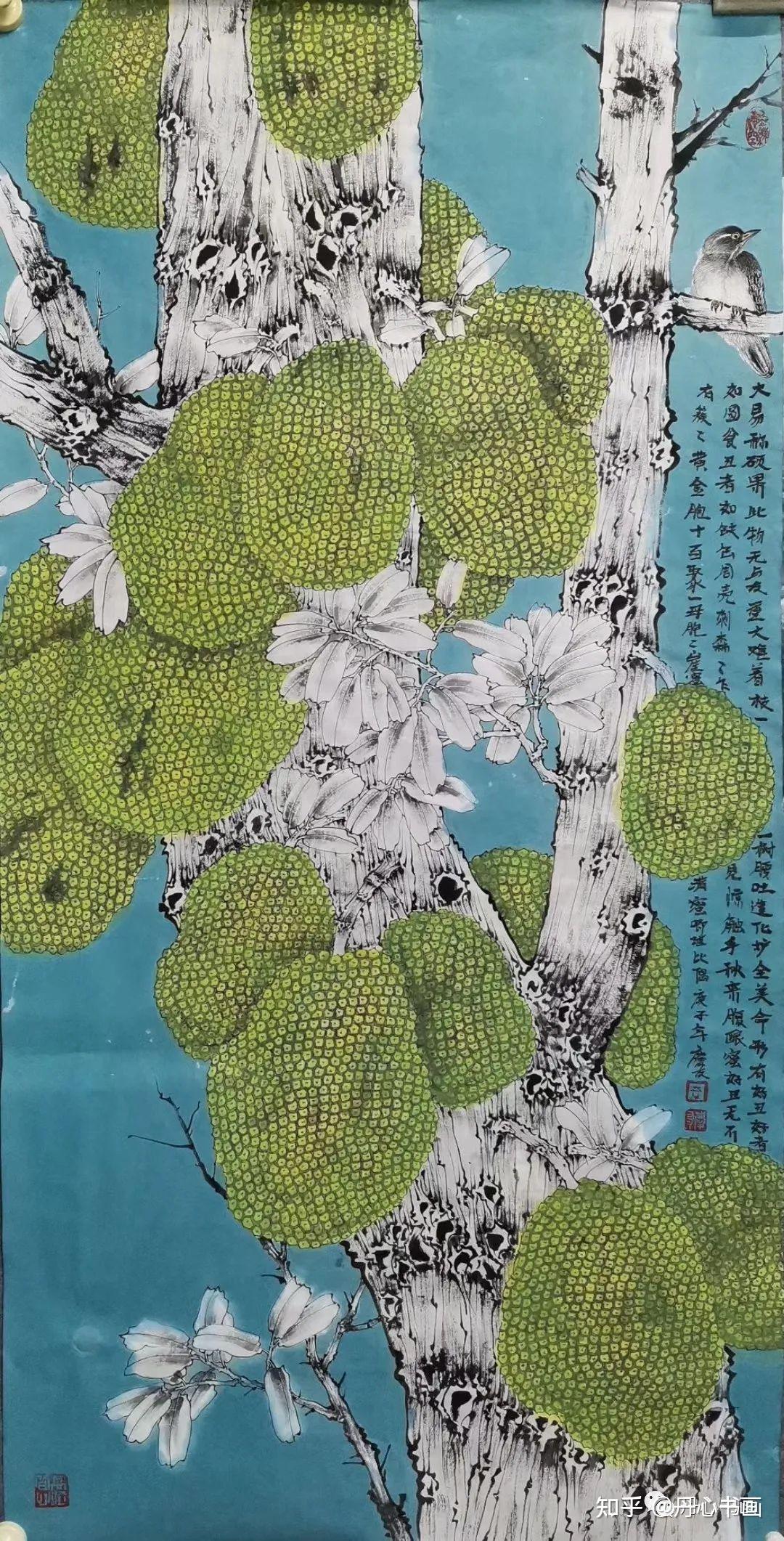 构图奇巧,艳而不俗|花鸟画家李庆友