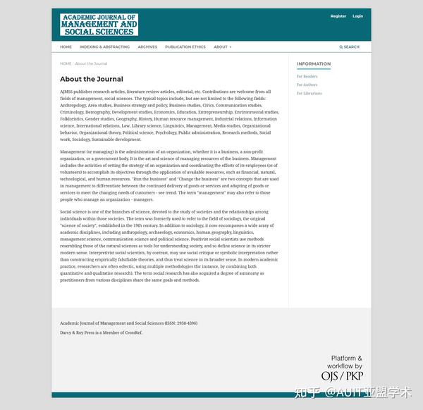  Academic Journal Of Management And Social Sciences AJMSS ISSN 2958 