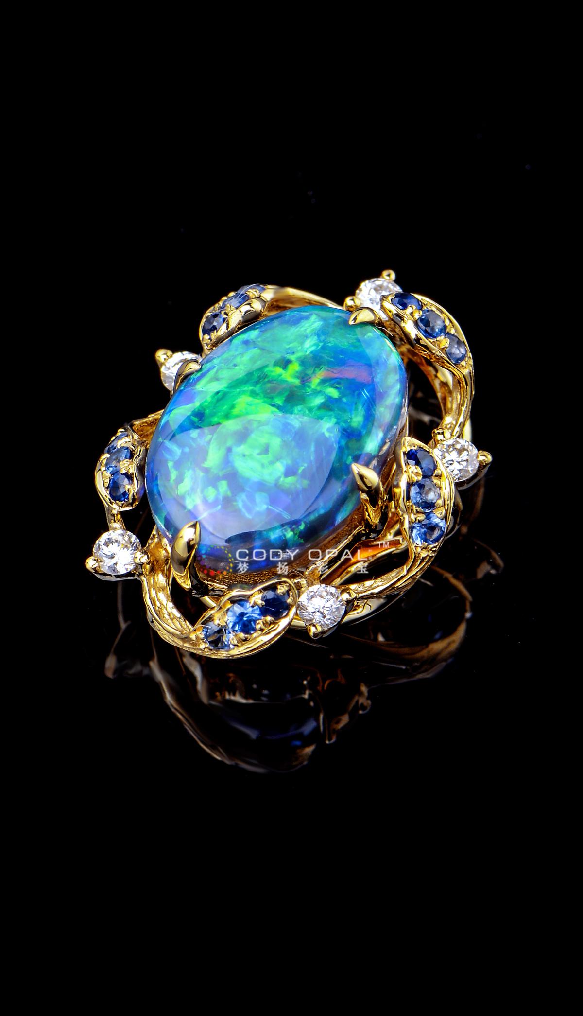 欧泊裸石能做哪些设计