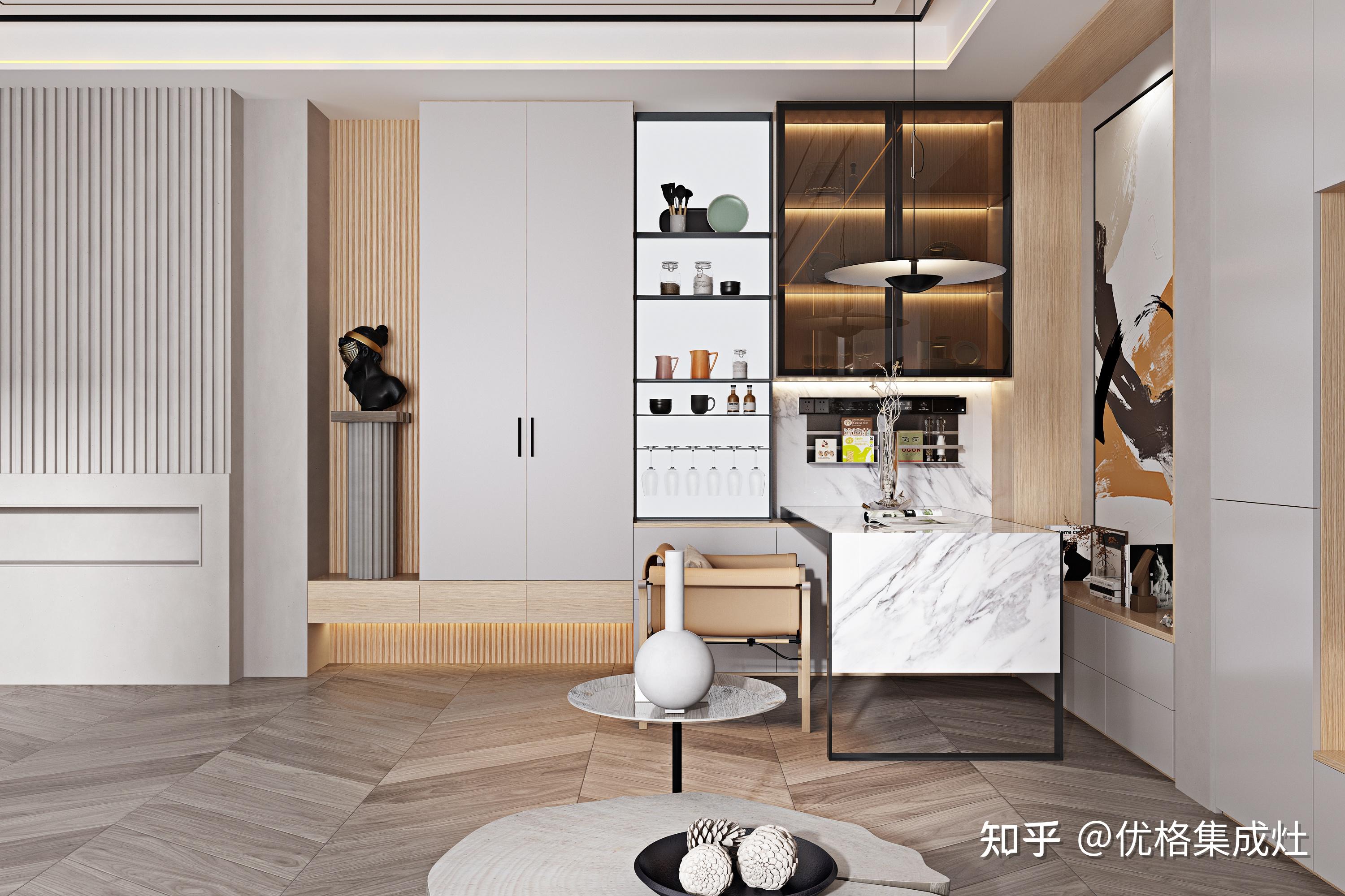 优格全屋定制餐边柜就这样装让颜值收纳翻一番