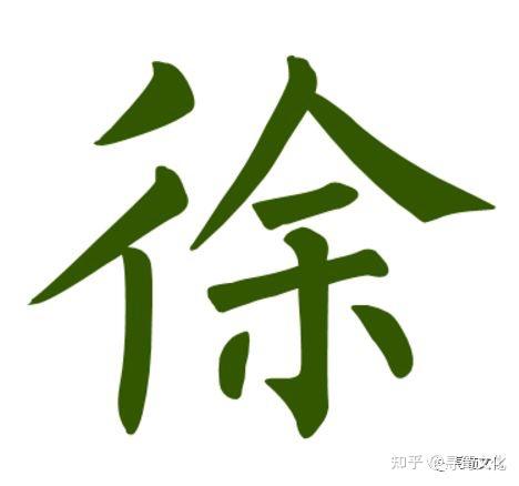 徐-汉字的艺术与中华姓氏文化荀卿庠整理 - 知乎