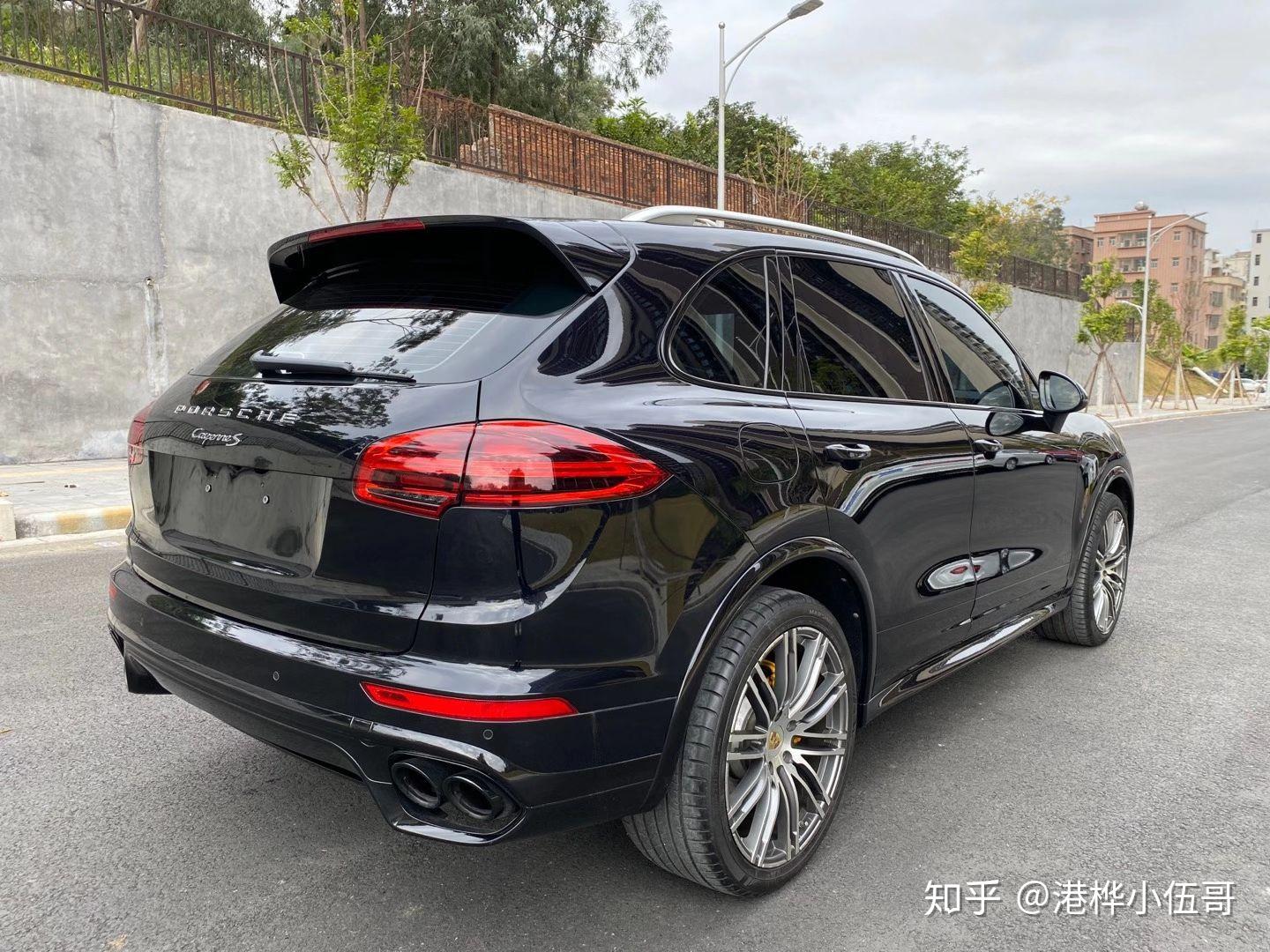 16款保时捷卡宴36t黑色棕黑双拼内全激光大灯bose音响底盘升降罗盘