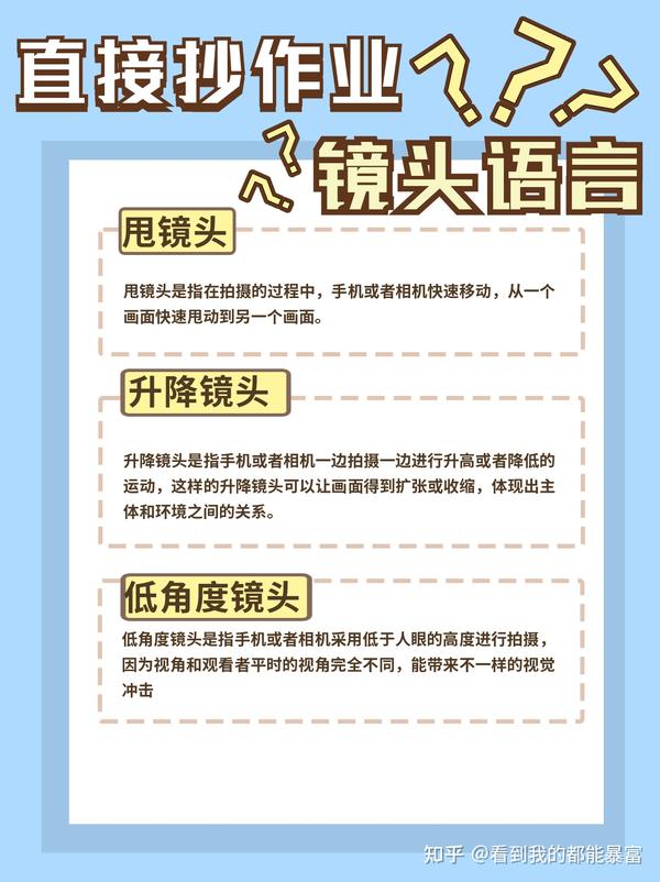 剖析影评专业术语