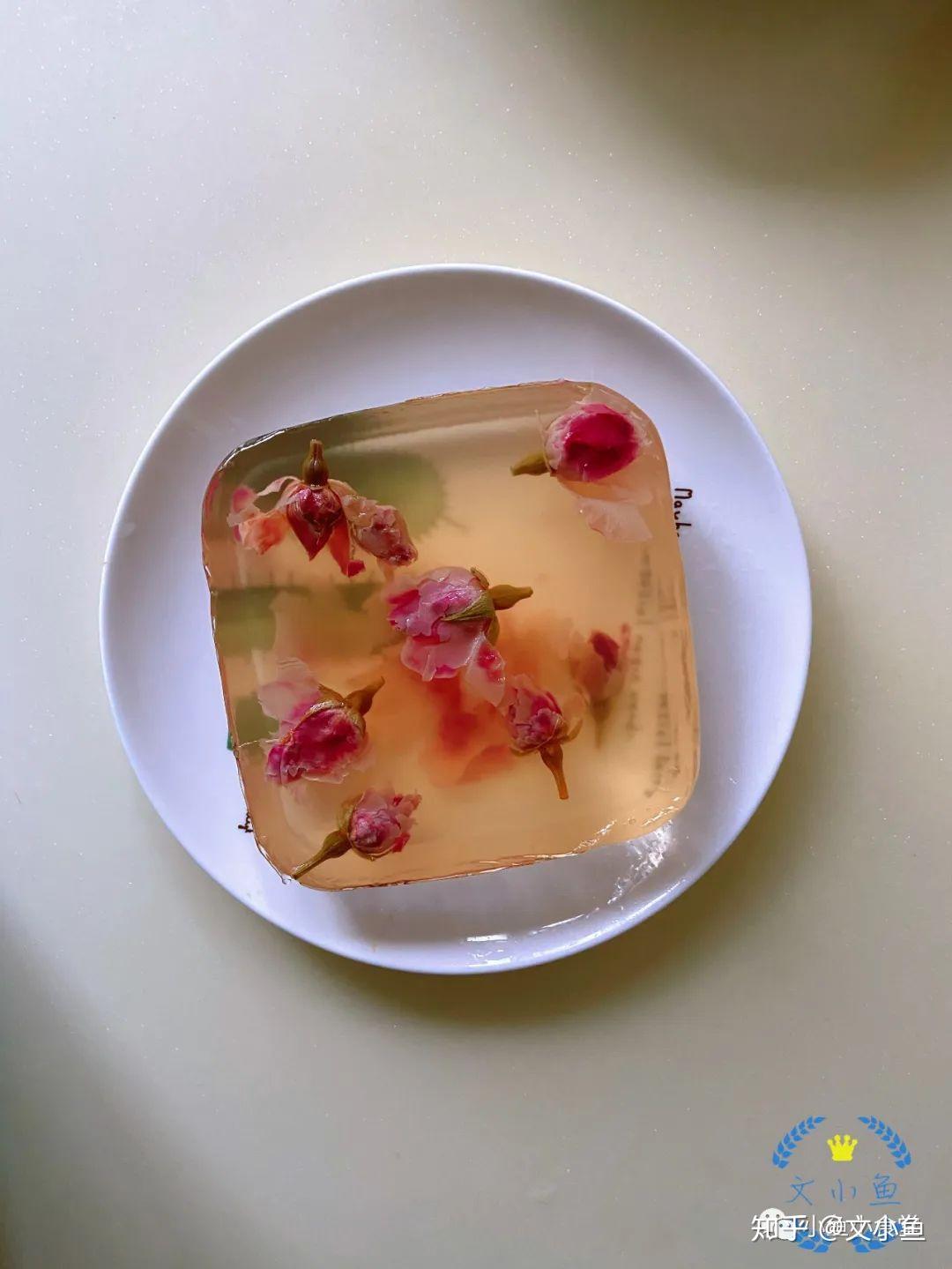 夏日清凉消暑甜点玫瑰花凉粉