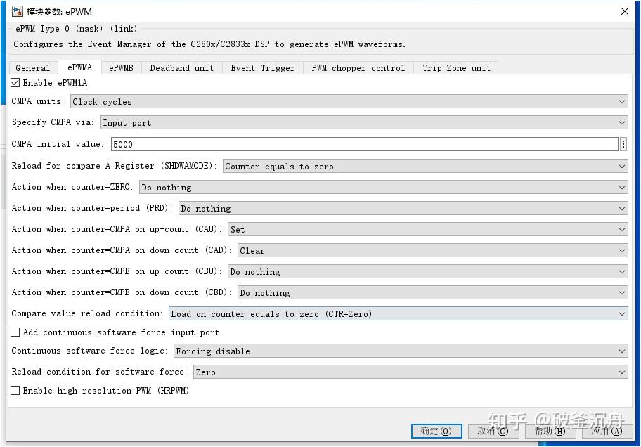 Matlab c2000 motor control blockset pwm 