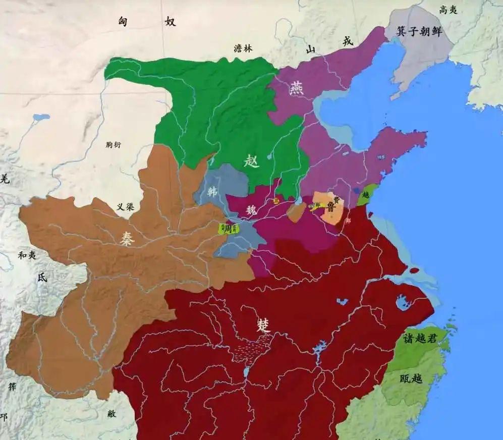 春秋战国地图(全集) - 知乎