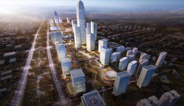 流拍中央商务区的土地也不香了东胜珑辰园拟建7栋住宅楼