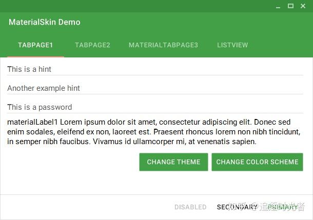 Materialskin Ui Design Example 分享5款开源、美观的 WinForm UI 控件库 - 知乎
