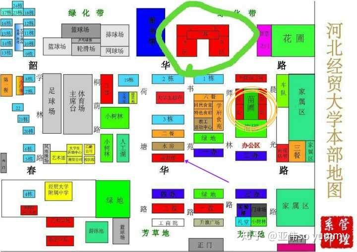 卡找不回来的人太多了,所以就要有校园卡挂失,位置在哪呢,我放张地图