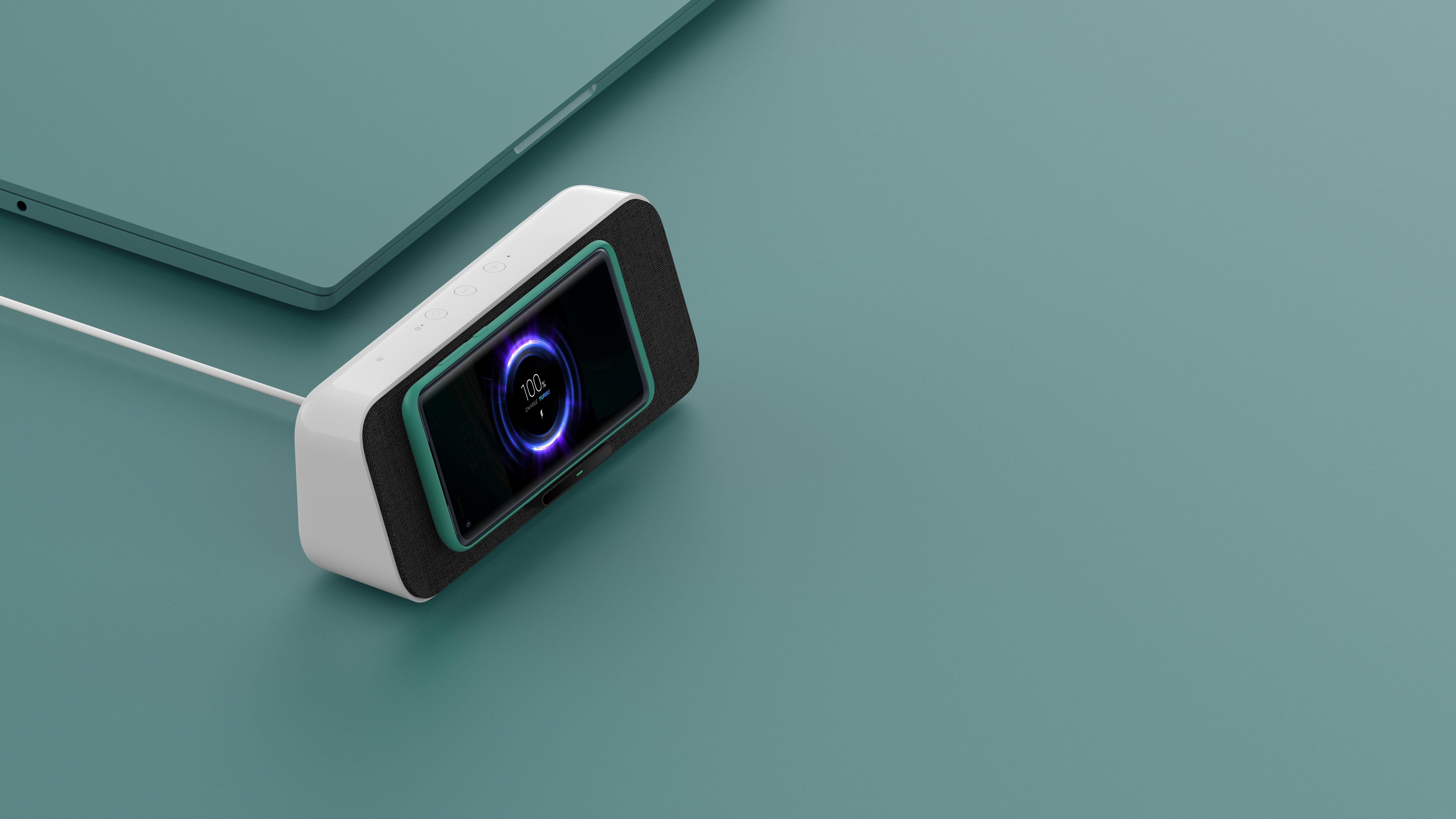 小米10 pro 放置在音箱上进行无线充电时,锁屏状态下可自动跳转至小爱