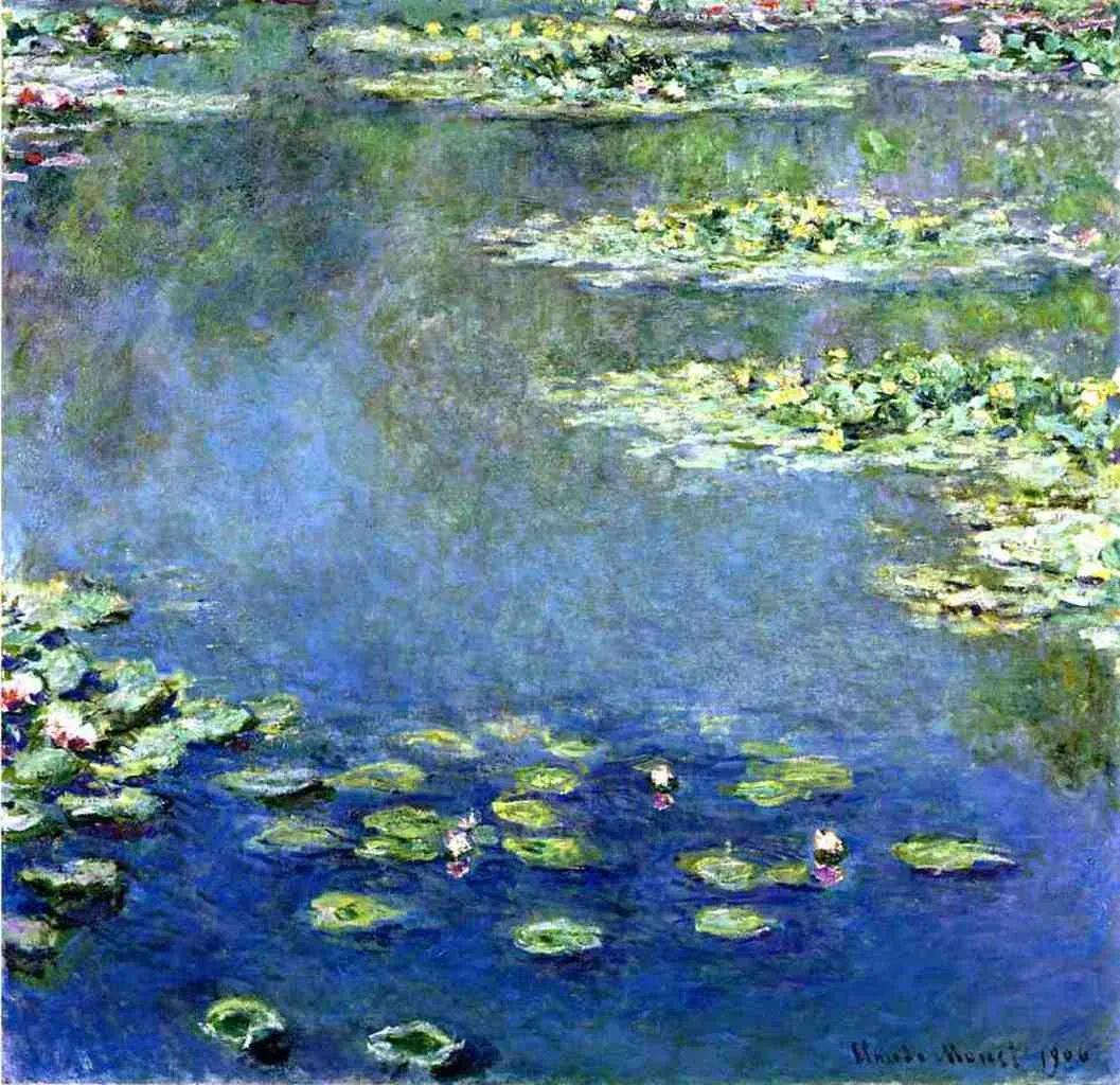 易呗网 - 睡莲（Water lily） 克劳德·莫奈（Claude Monet）