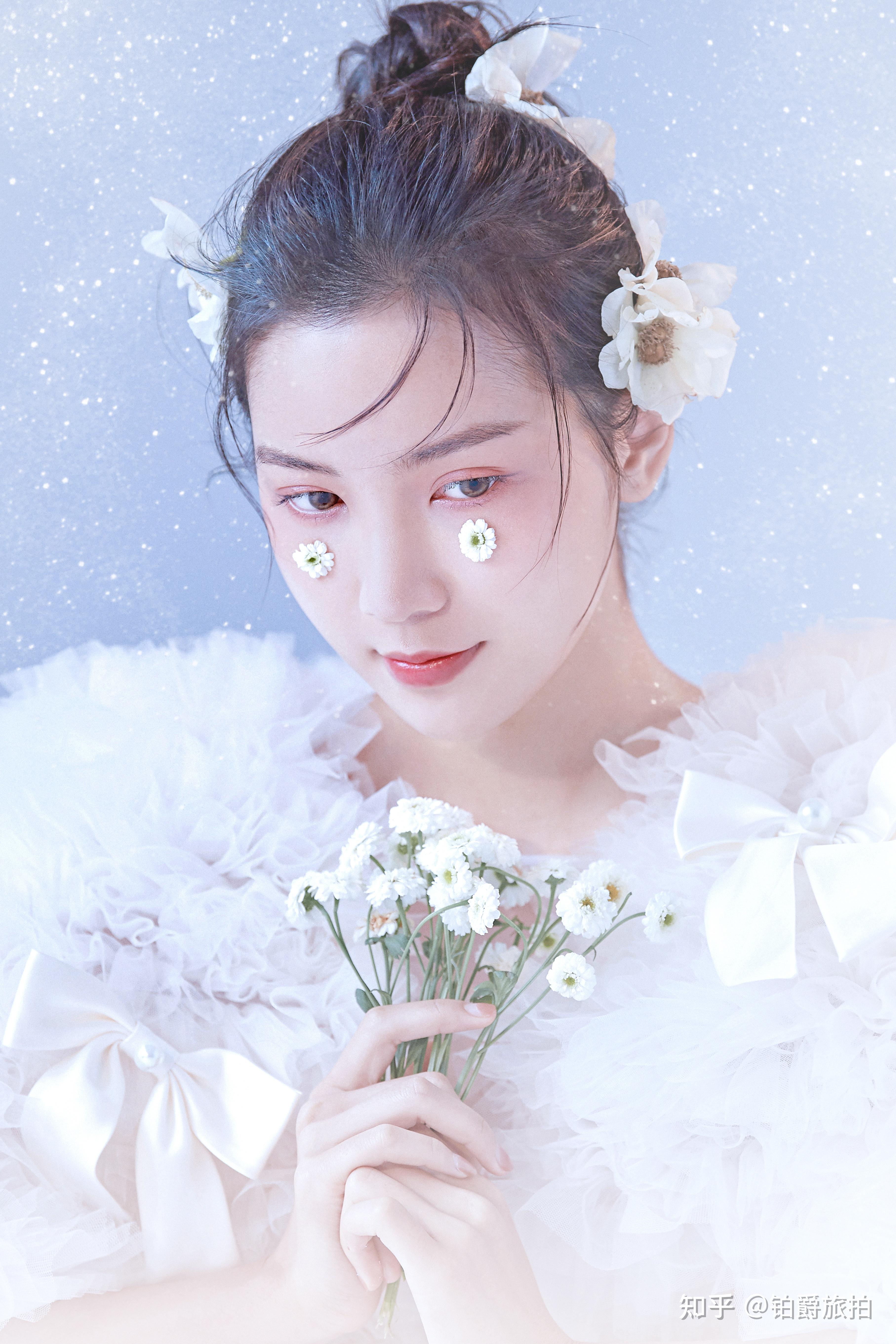 秒变花仙子铂爵旅拍超全鲜花贴面新娘妆打造攻略