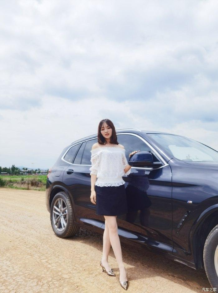 终提宝马x3xdrive28i精心打扮美女老婆车模完美航程开启