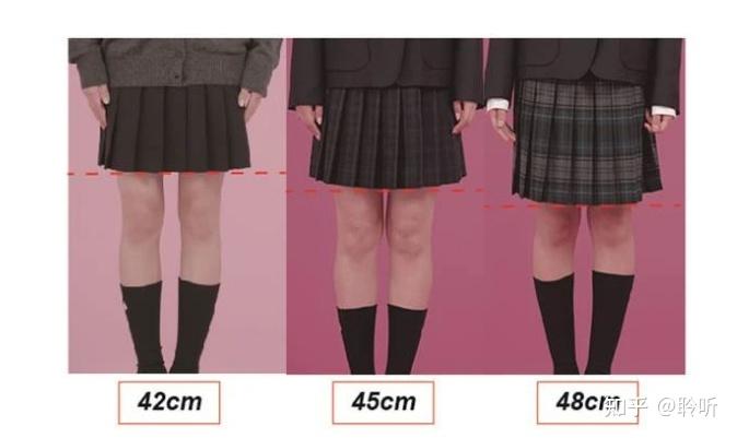 42cm的格裙身高在160cm-168cm之间的妹妹可以选择42cm的格裙,这个长度