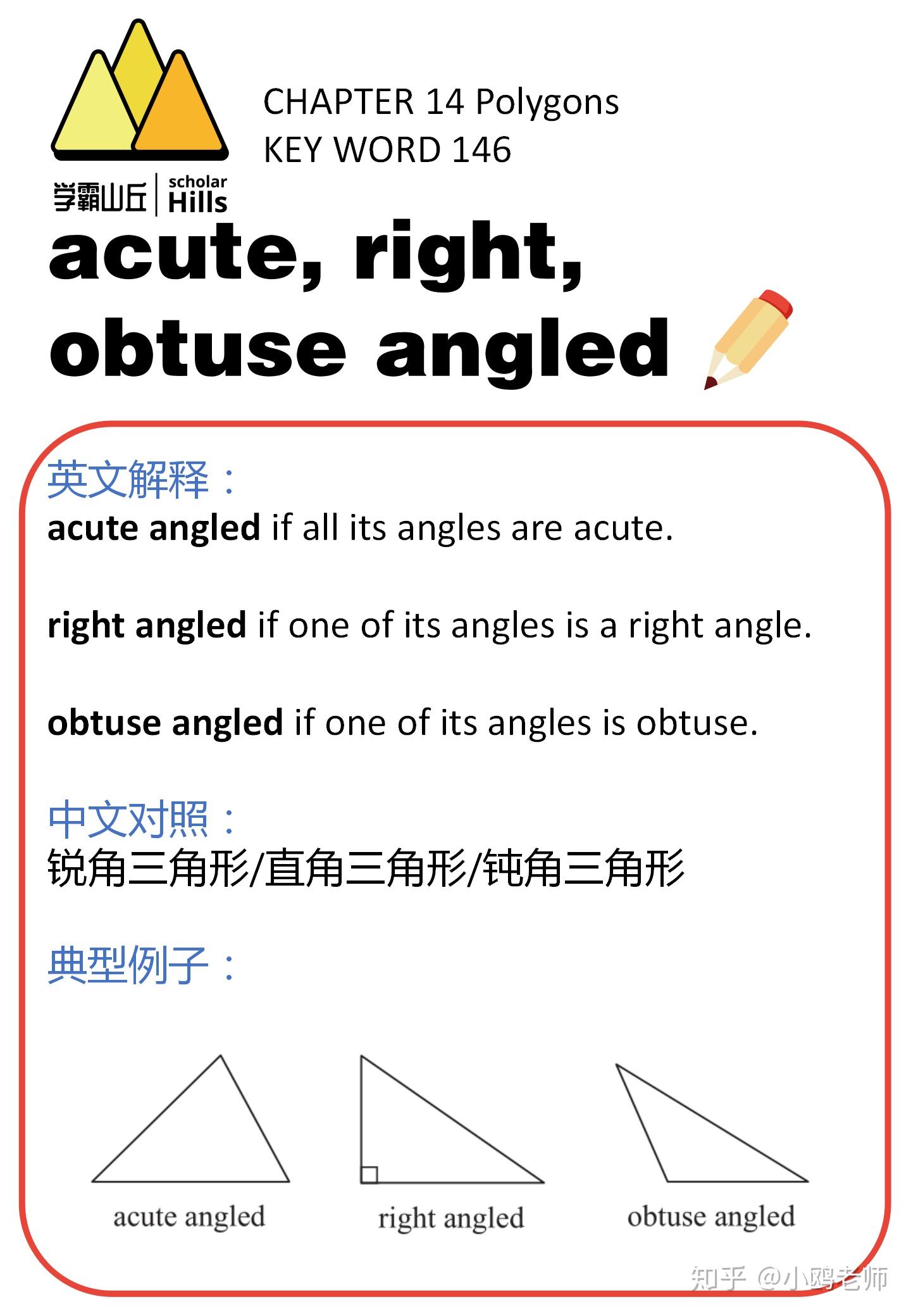国际学校数学单词第十二课:POLYGONS(多边形) - 知乎