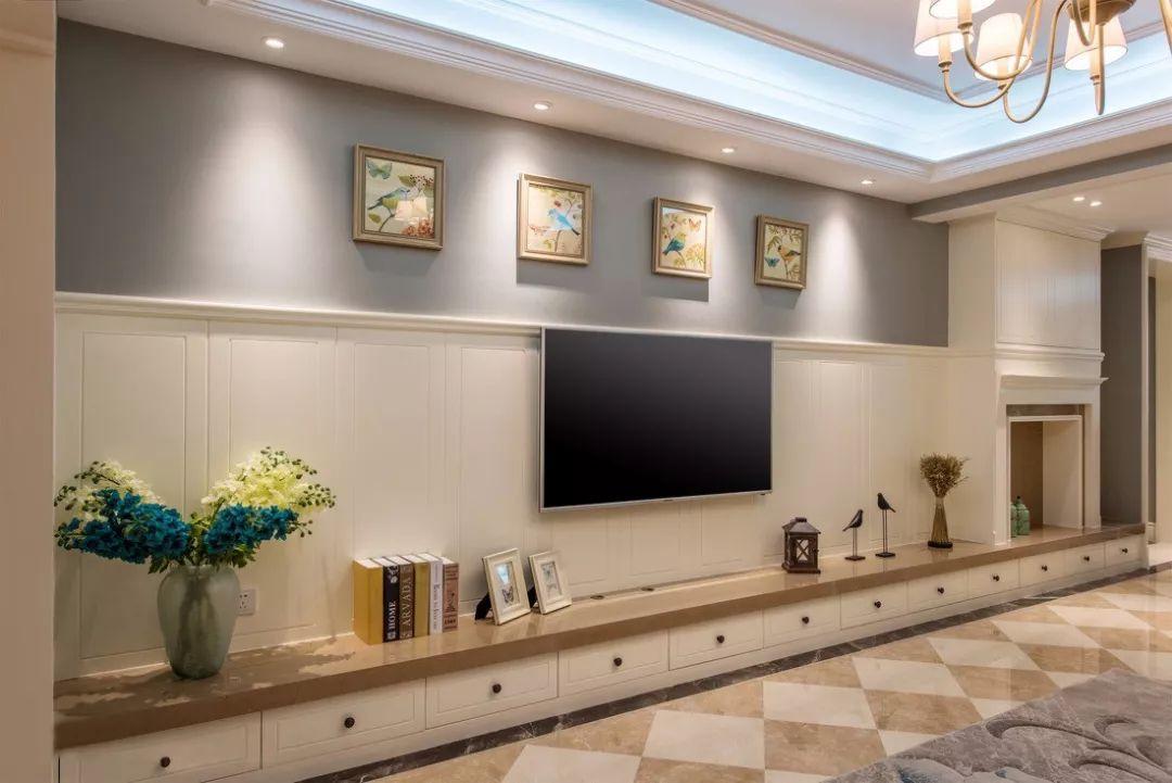 装修千万别再刷大白墙现在流行这种半墙裙设计温馨又低奢