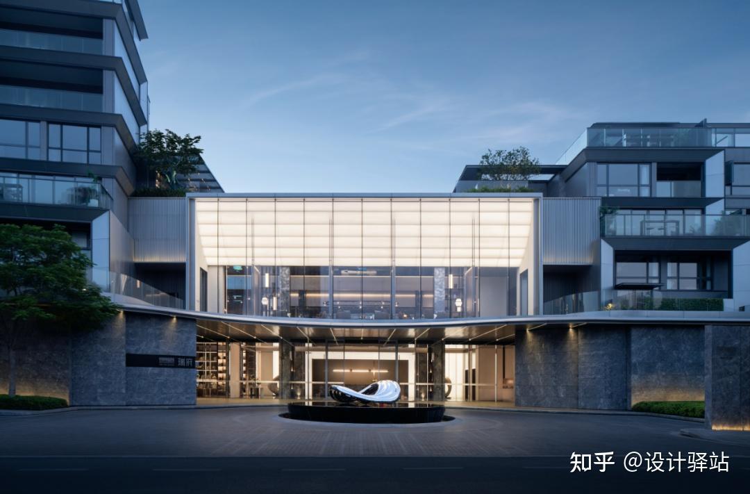 30个住宅小区出入口设计，5种常见设计形式 - 知乎